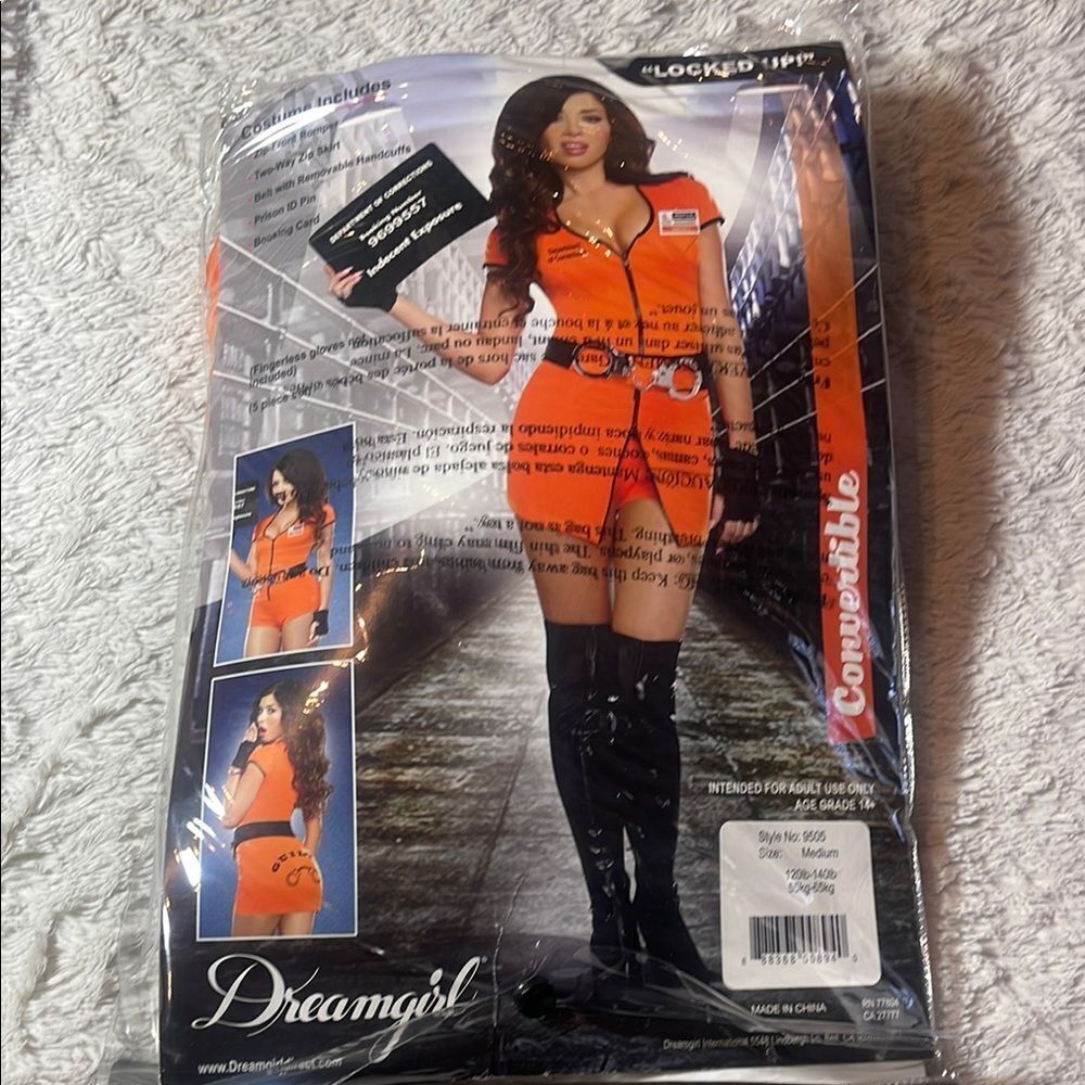 NEW dream girl locked up costume, medium